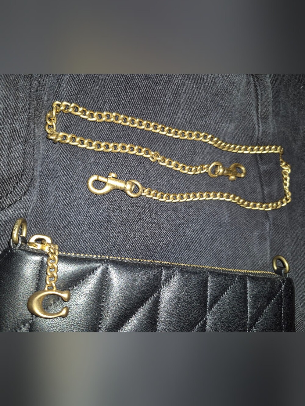 COACH Quilted Wristlet - Picture 6 of 7